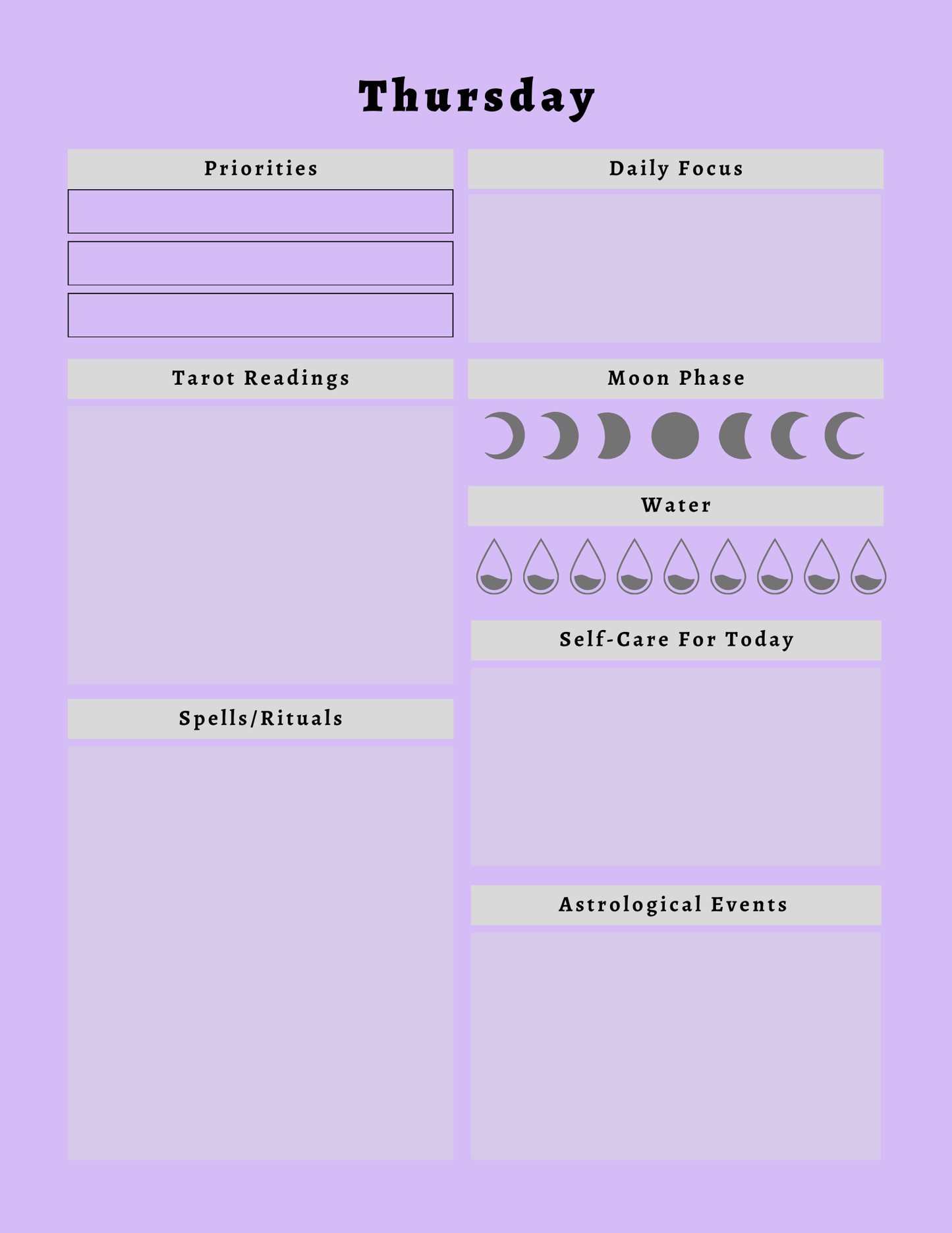 2025 Witchy Planner
