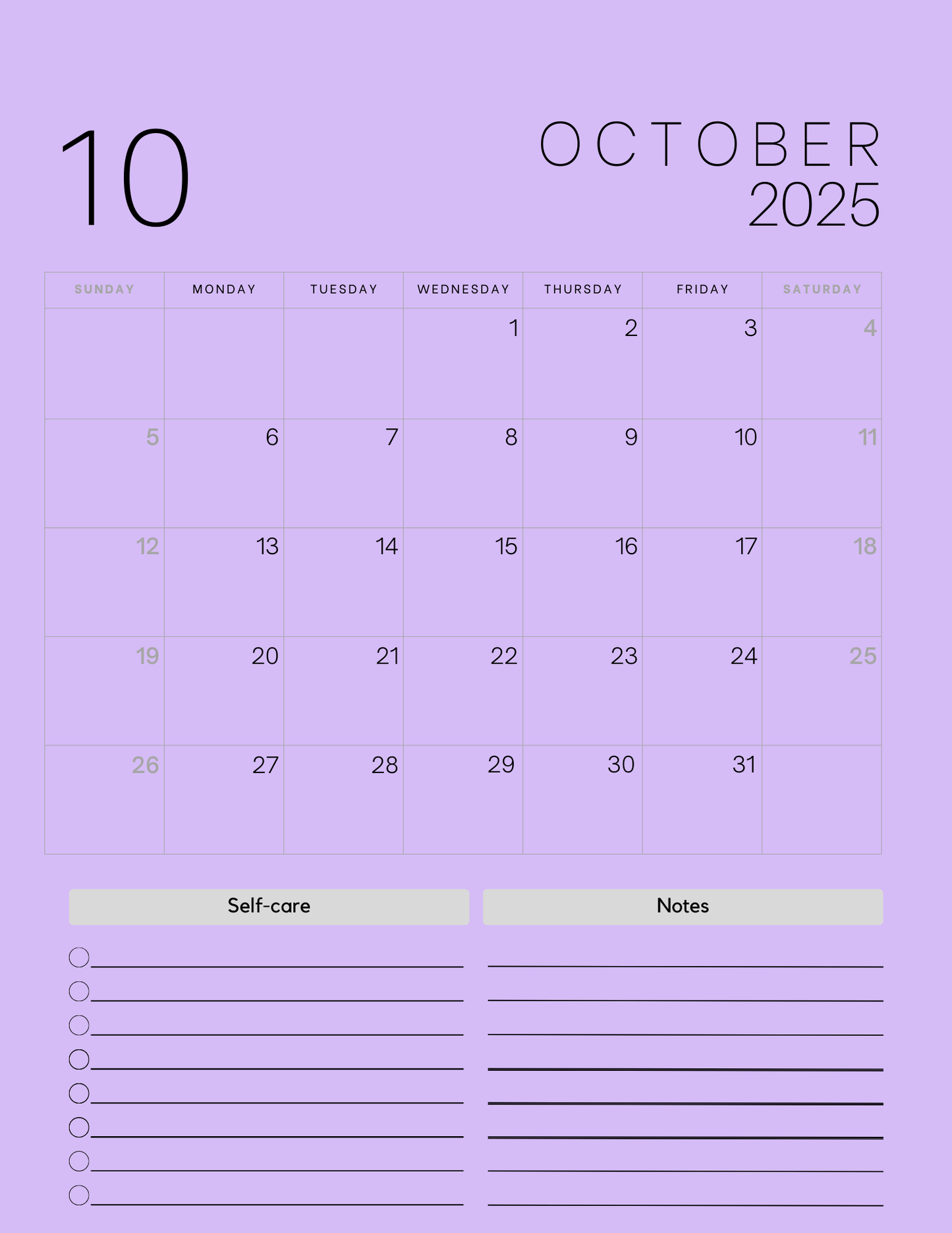 2025 Witchy Planner