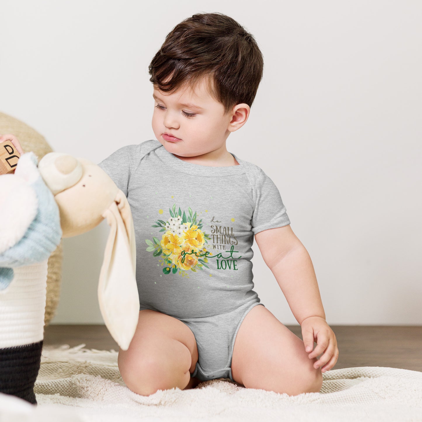 Small Things, Great Love Baby One Piece