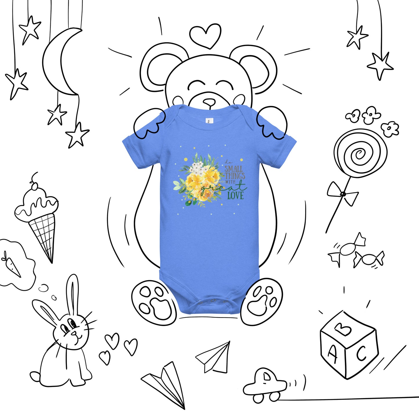 Small Things, Great Love Baby One Piece