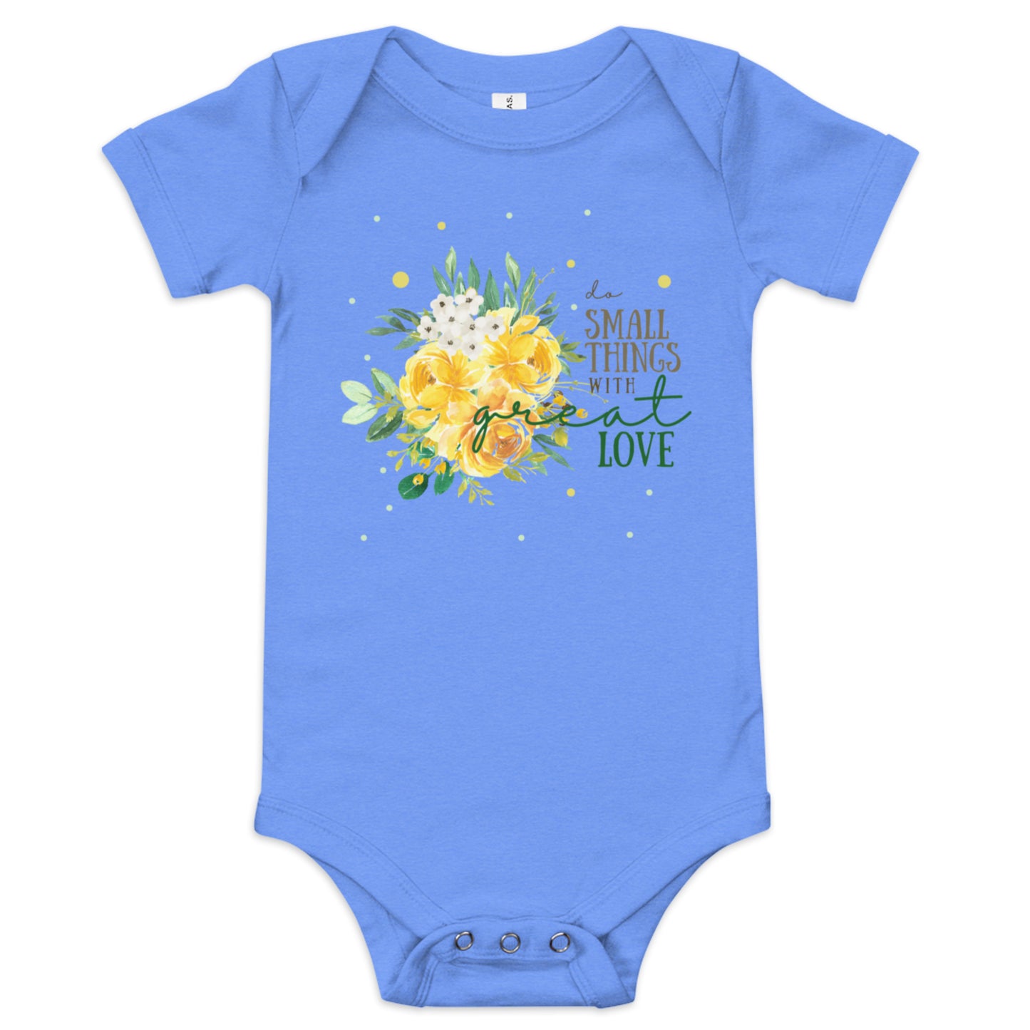 Small Things, Great Love Baby One Piece