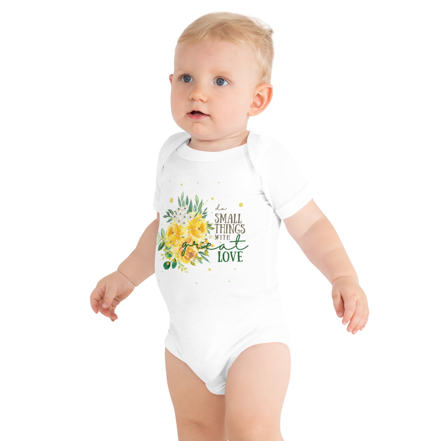 Small Things, Great Love Baby One Piece