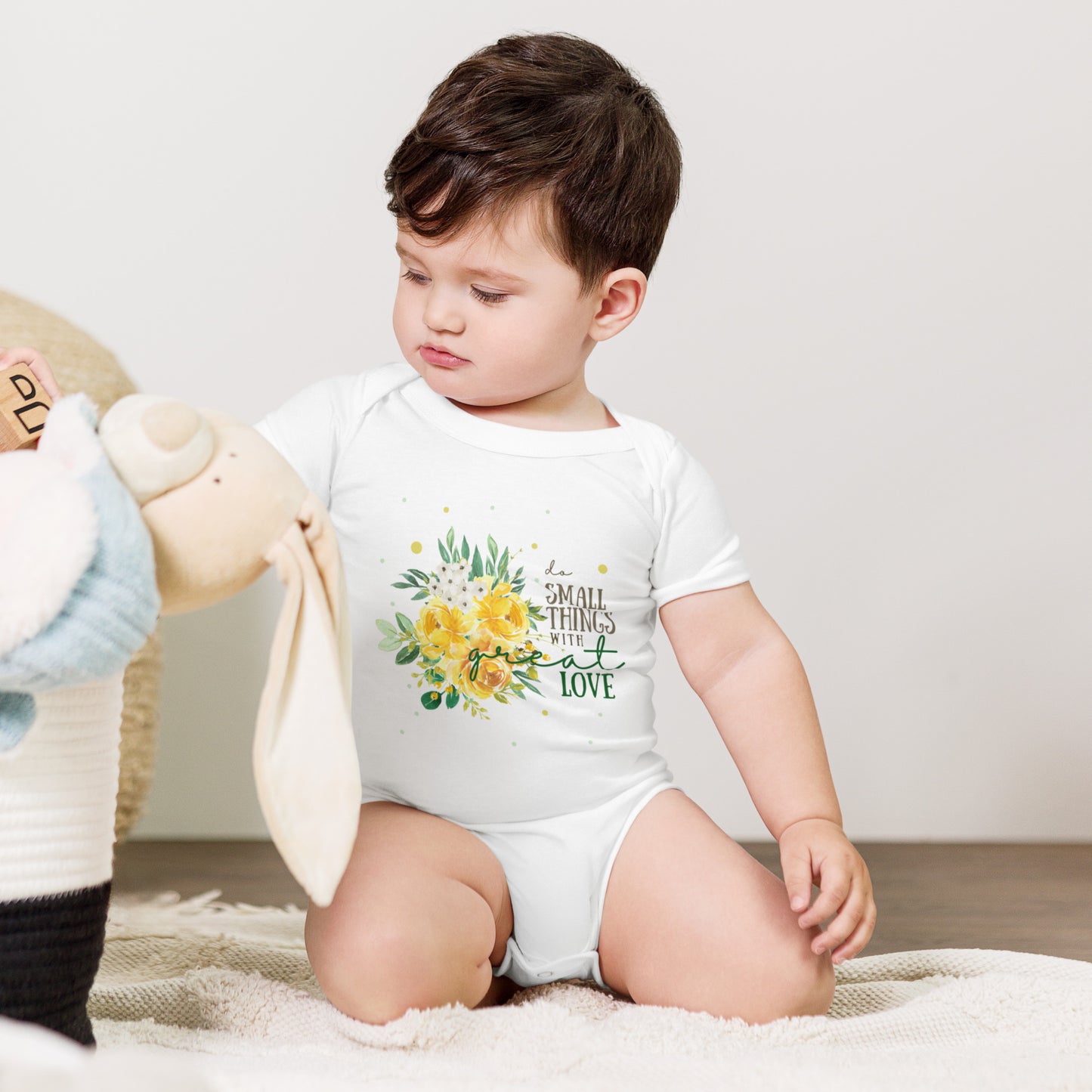 Small Things, Great Love Baby One Piece