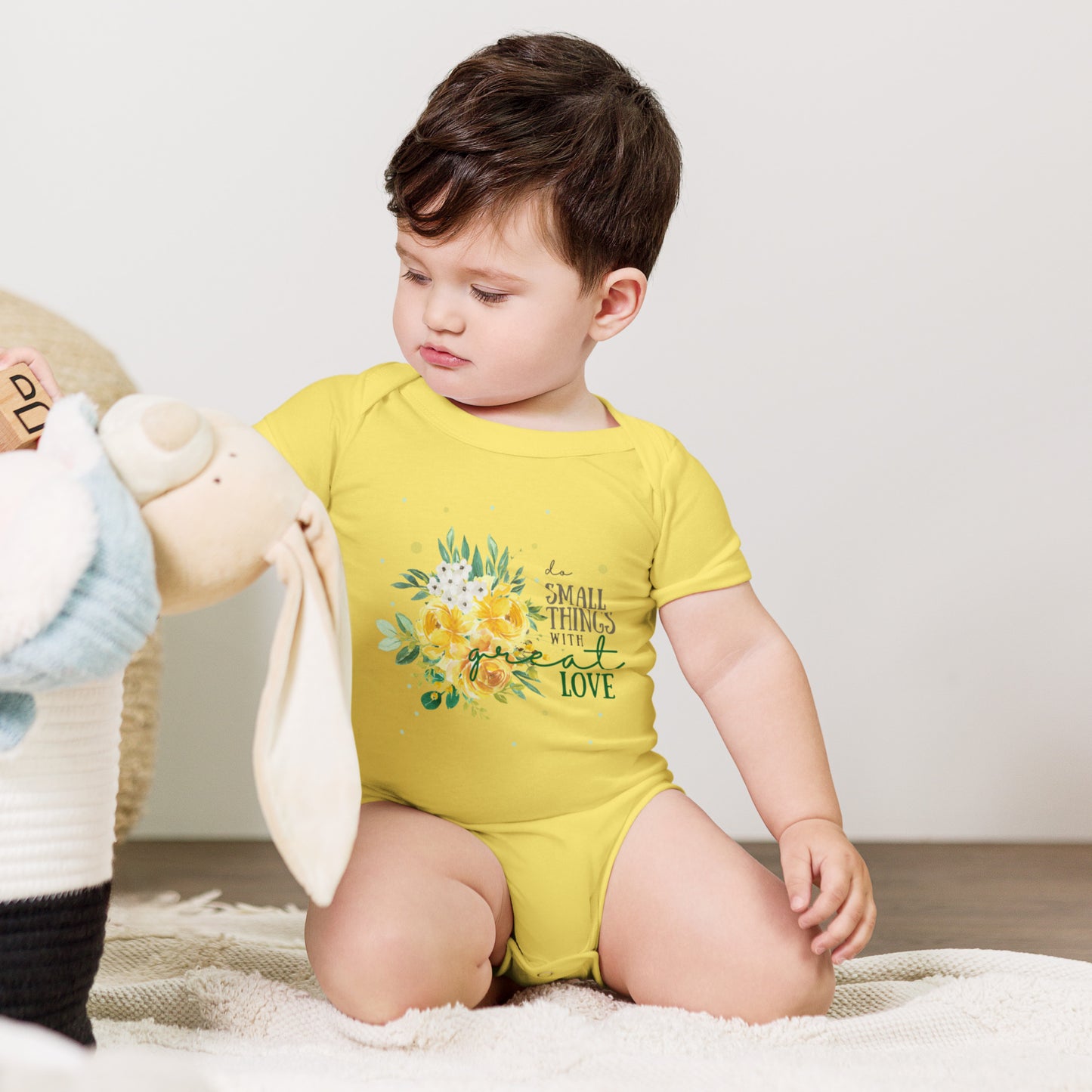 Small Things, Great Love Baby One Piece