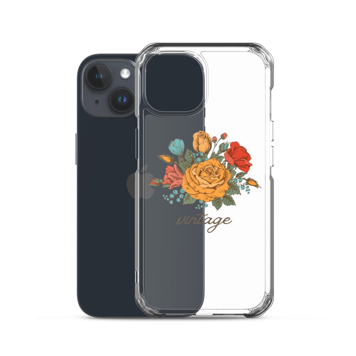 Vintage Floral Clear Case for iPhone®