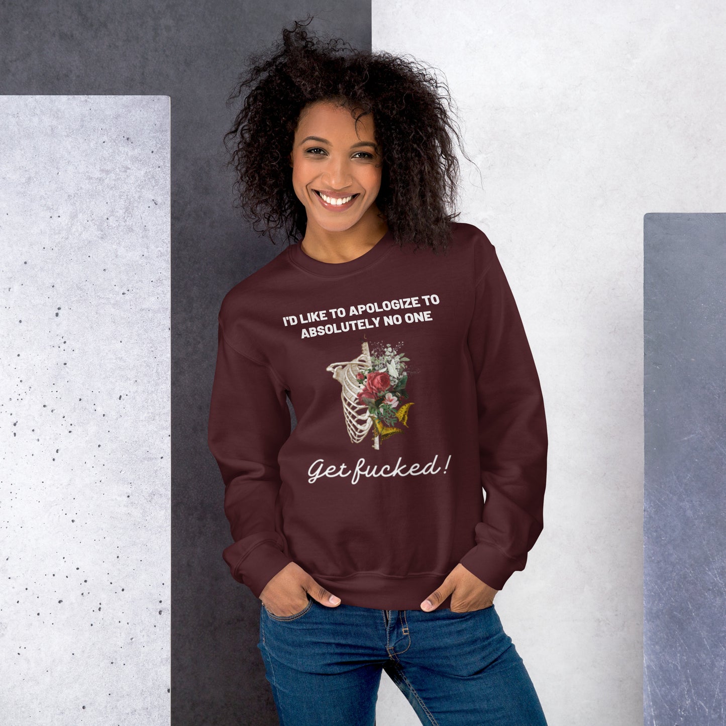 No Apologies Ladies Sweatshirt