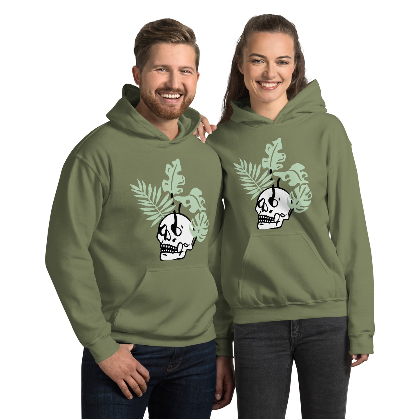 Macabre Plant Pot Sweatshirt Unisex