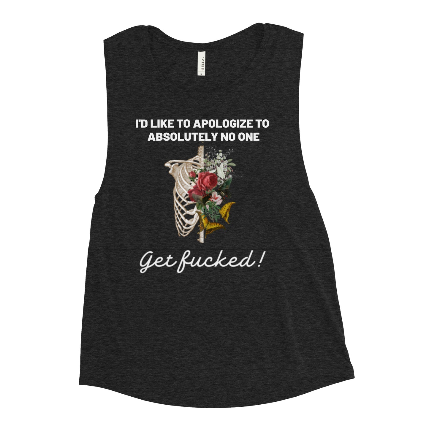 No Apologies Ladies’ Muscle Tank