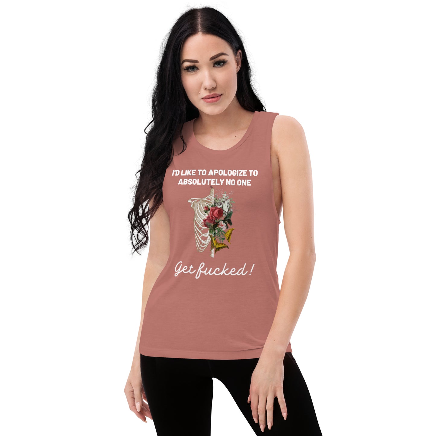 No Apologies Ladies’ Muscle Tank