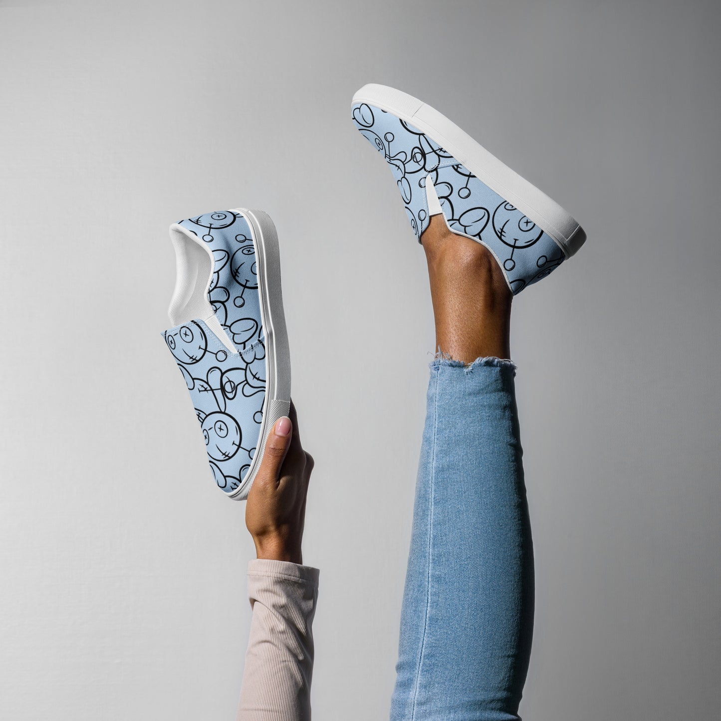 Lil Voodoo Doll Women’s Slip-on Canvas Shoes