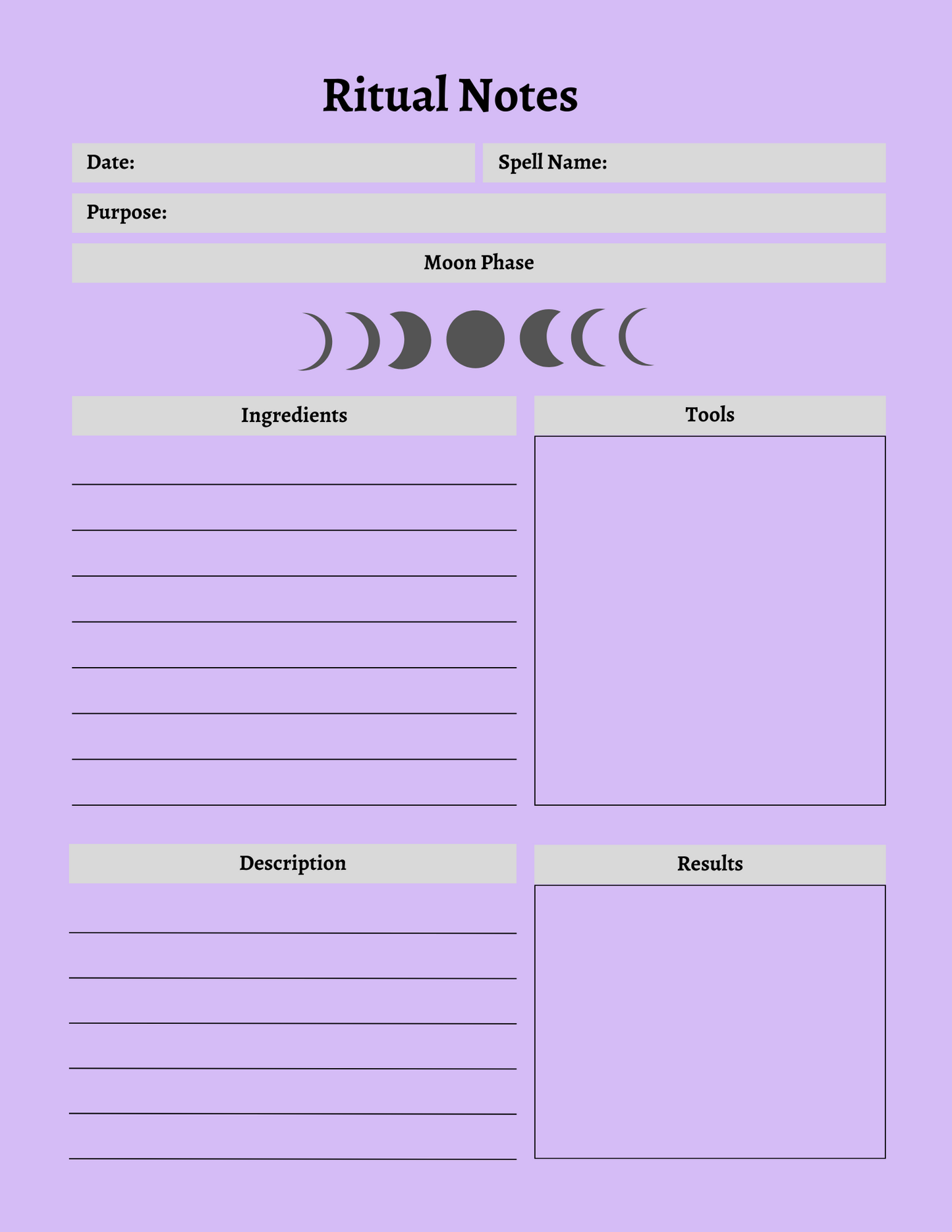 2025 Witchy Planner