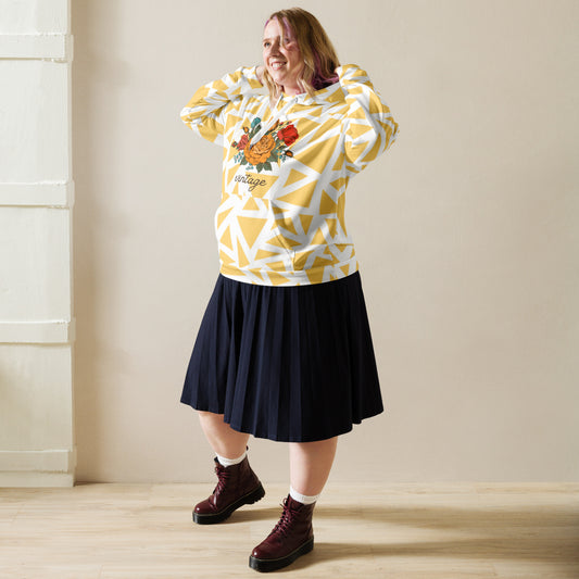 Vintage Floral Unisex Hoodie