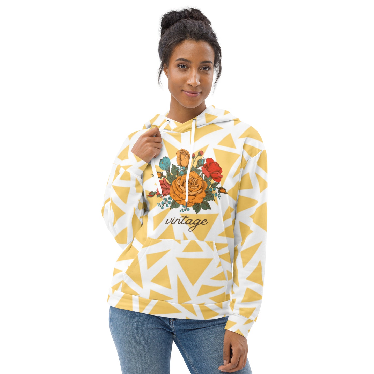 Vintage Floral Unisex Hoodie