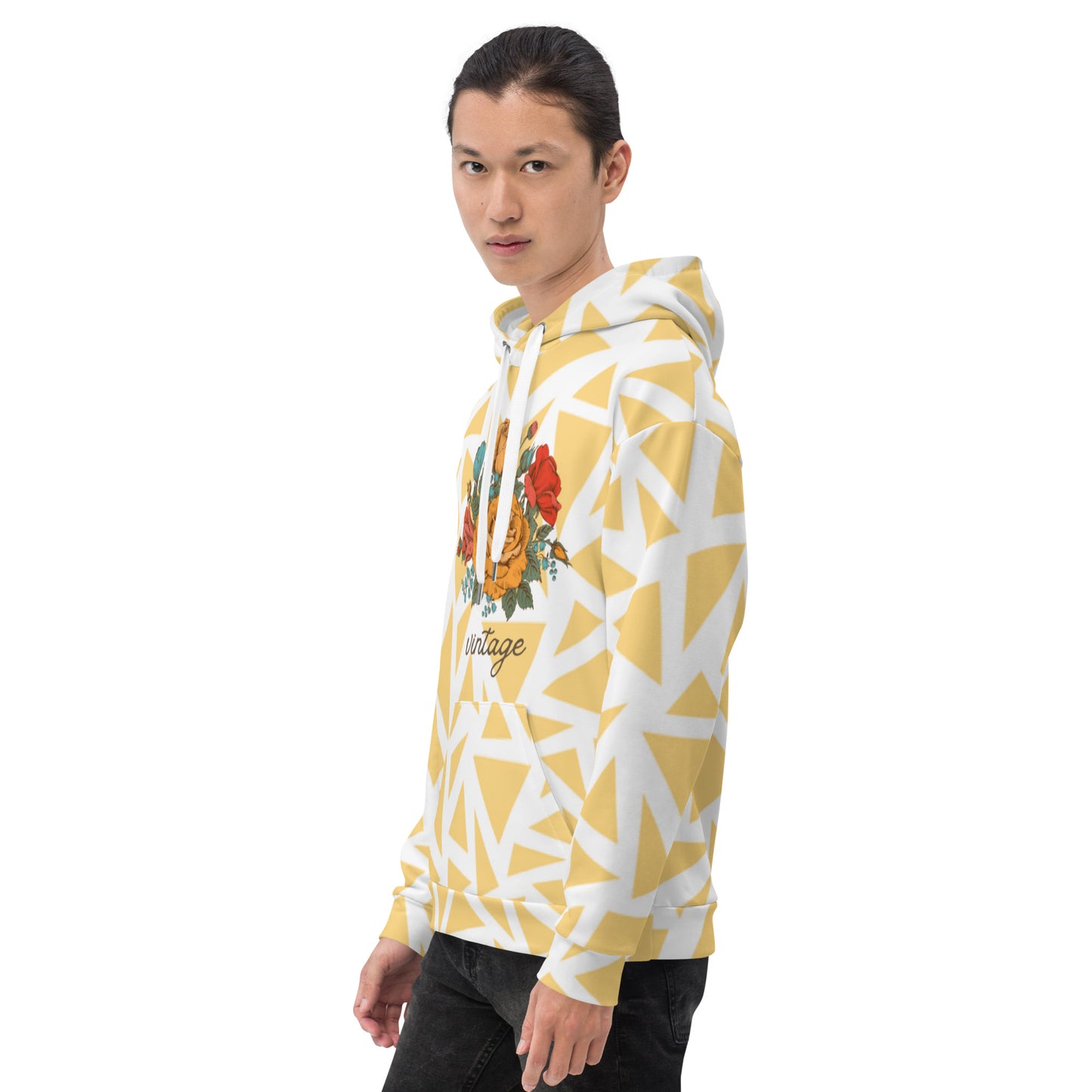 Vintage Floral Unisex Hoodie