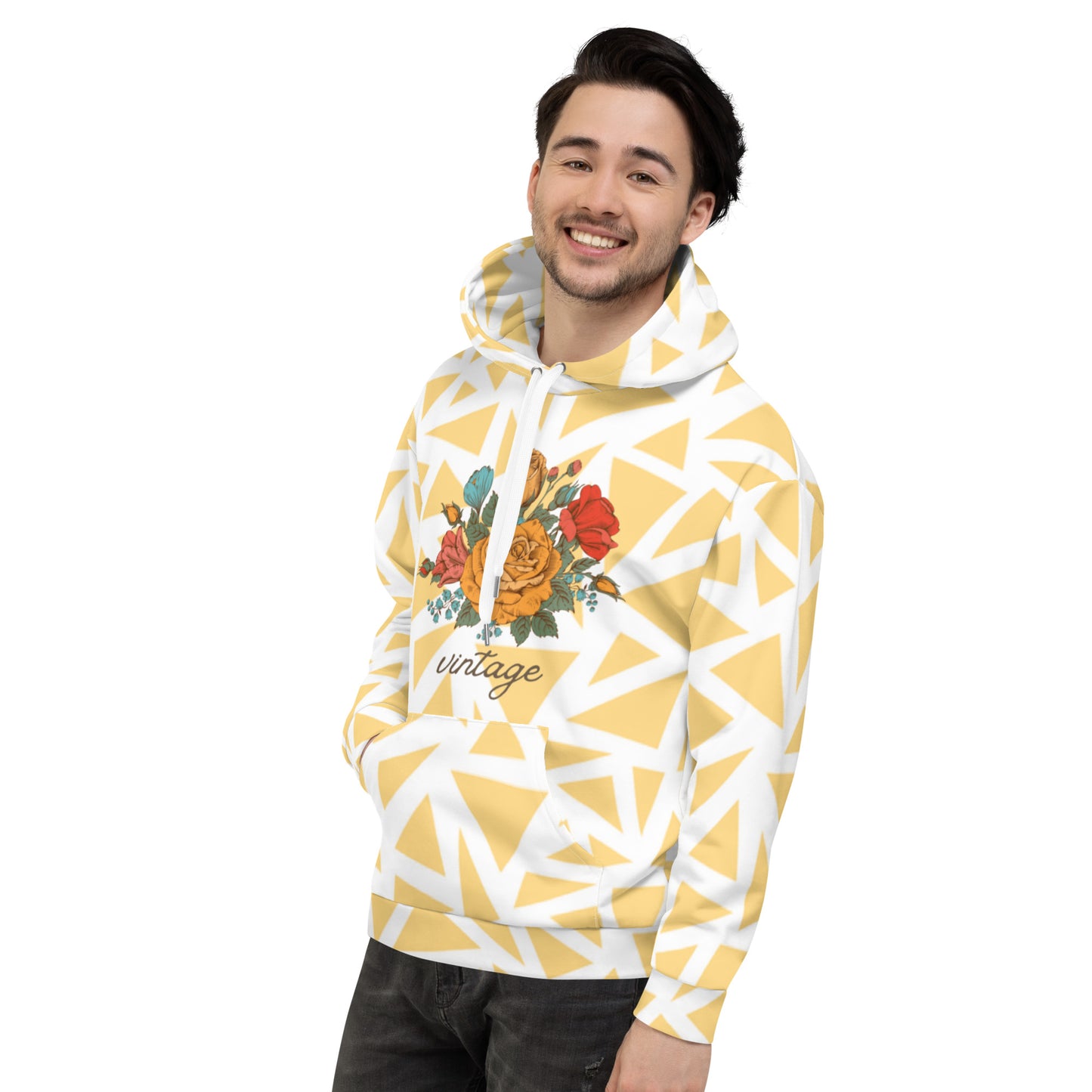 Vintage Floral Unisex Hoodie