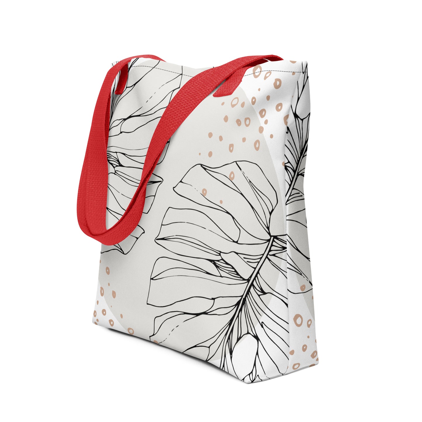 Minimalist Monstera Tote bag