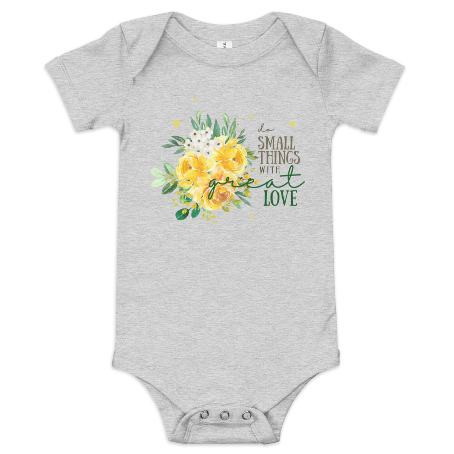 Small Things, Great Love Baby One Piece