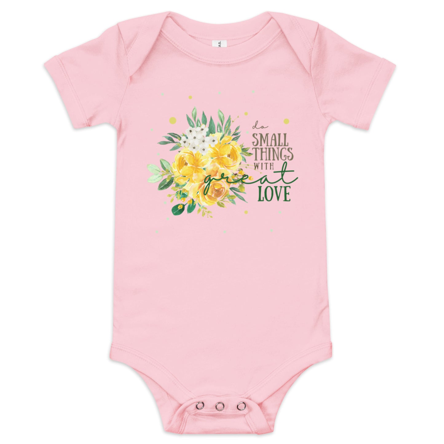 Small Things, Great Love Baby One Piece