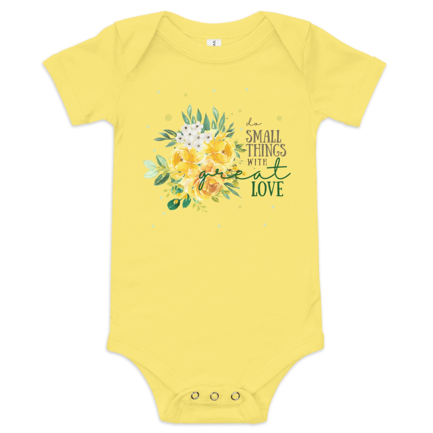 Small Things, Great Love Baby One Piece