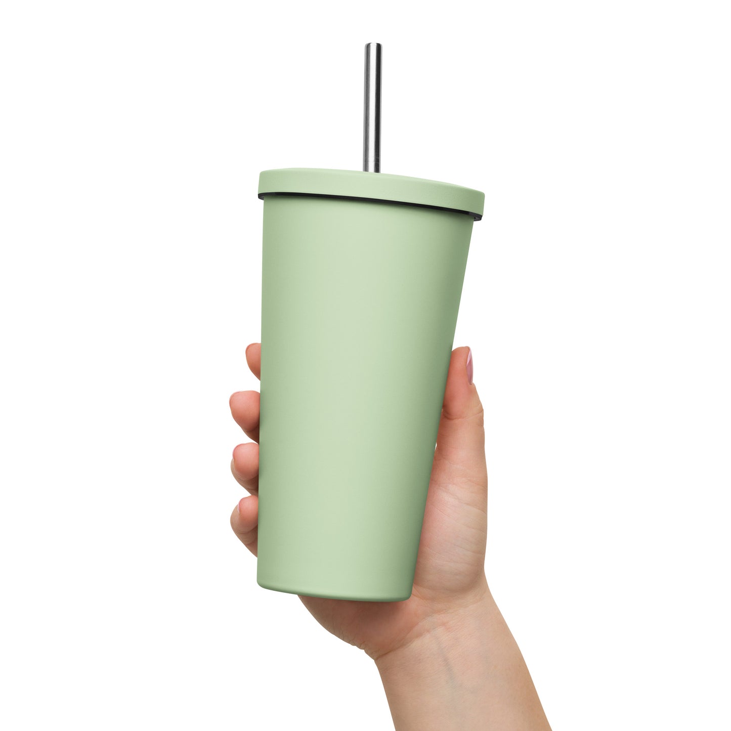 Vintage Floral 20oz Insulated tumbler with a straw