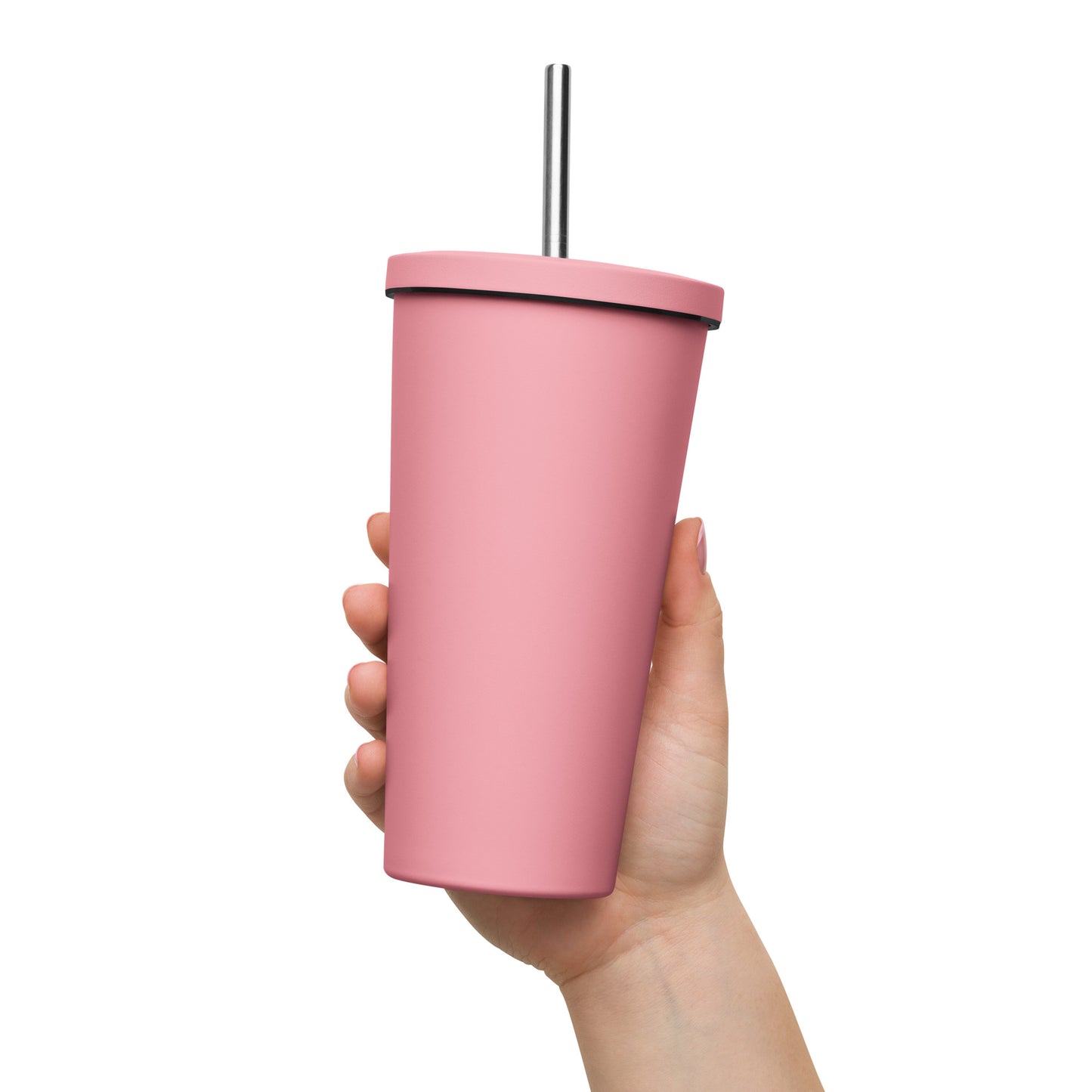 Vintage Floral 20oz Insulated tumbler with a straw