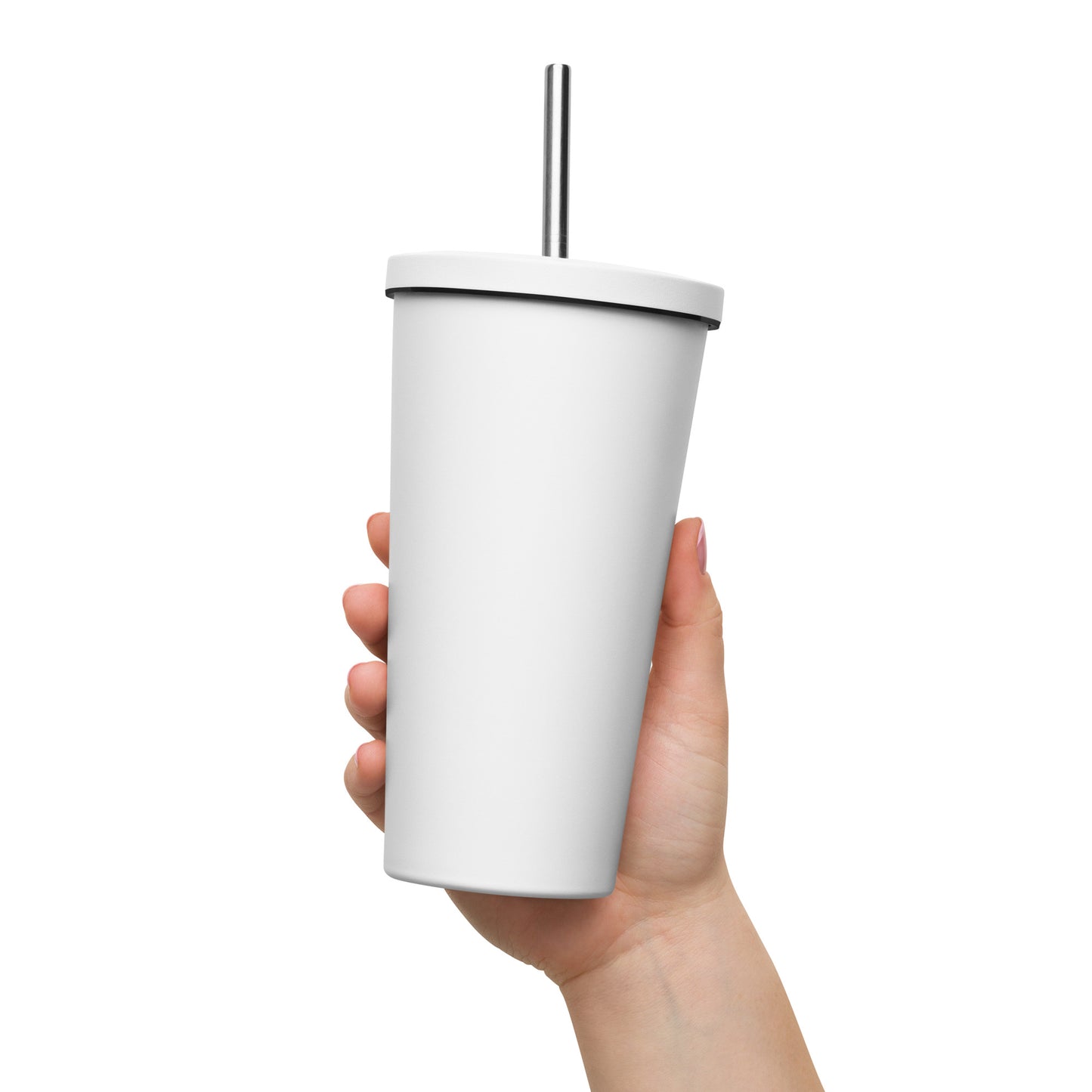 Vintage Floral 20oz Insulated tumbler with a straw