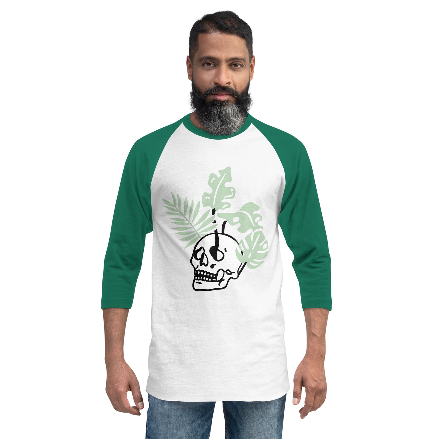 Macabre 3/4 Sleeve Raglan Shirt