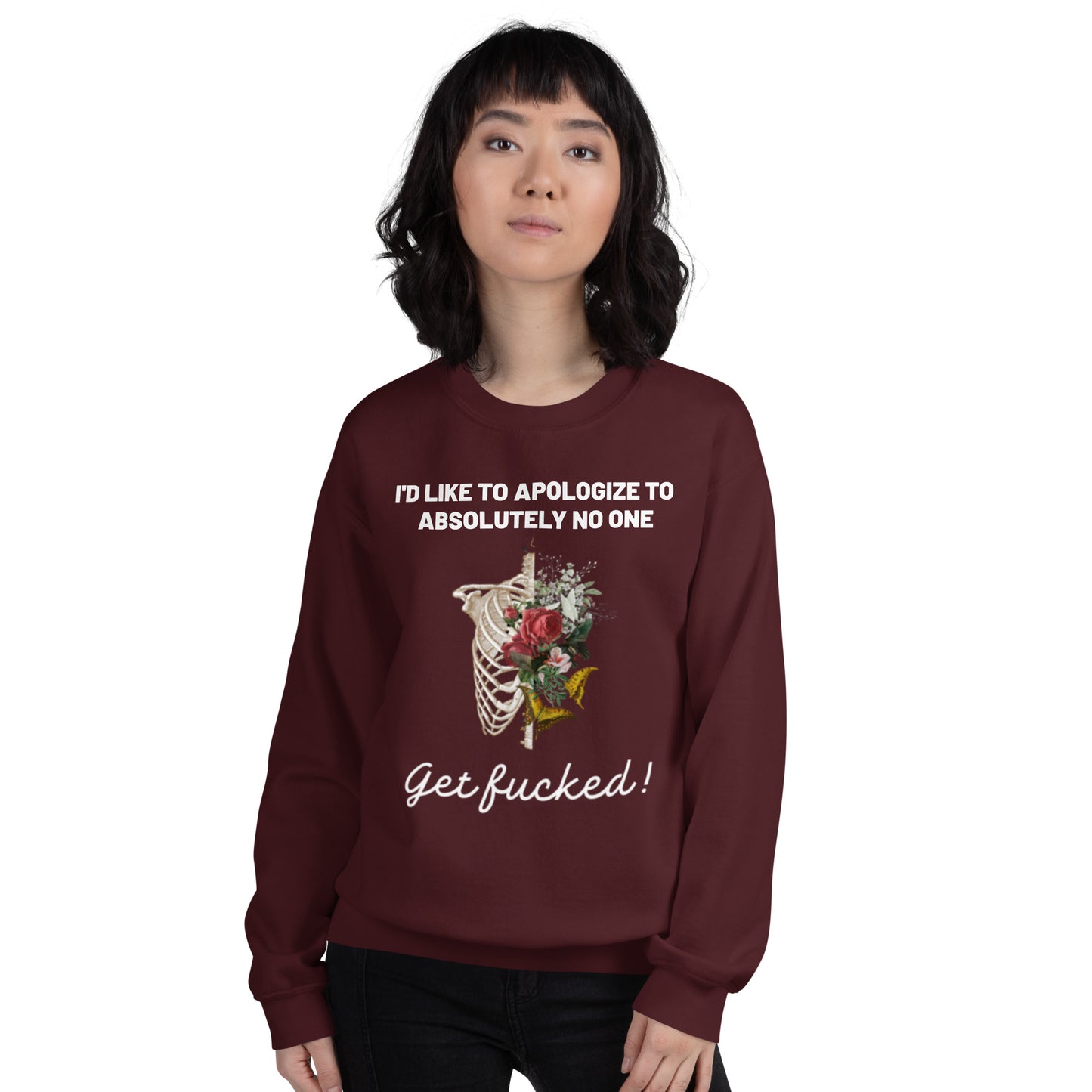 No Apologies Ladies Sweatshirt