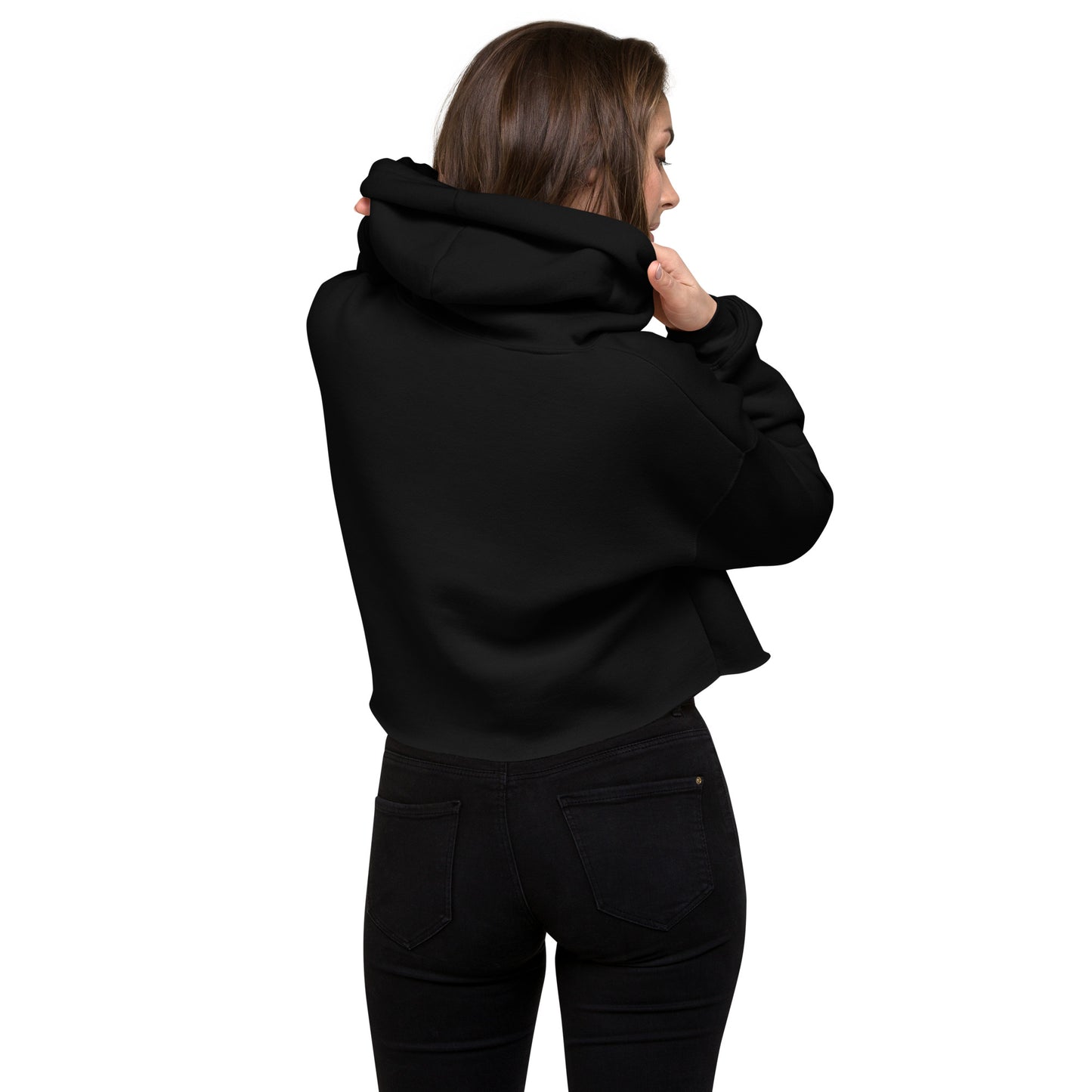 No Apologies Crop Hoodie