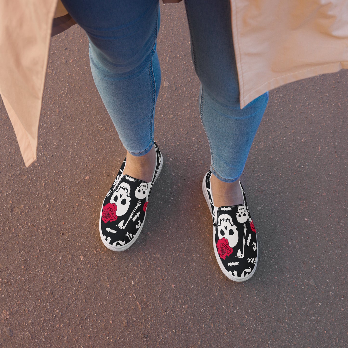 Walking Bones Women’s Slip-on Canvas Shoes