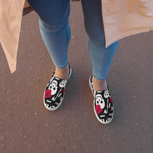 Walking Bones Women’s Slip-on Canvas Shoes