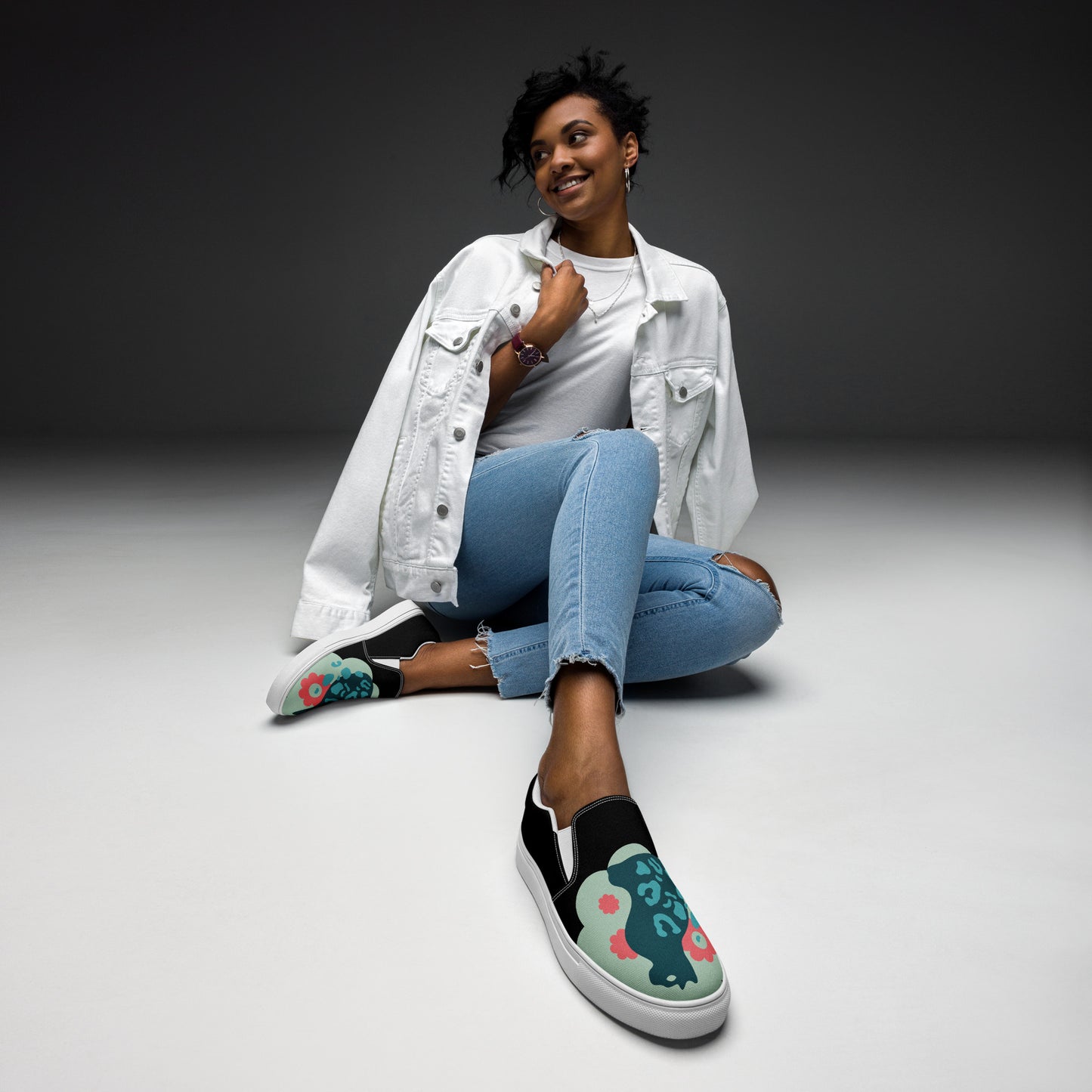 Cat's Meow Women’s Slip-on Canvas Shoes