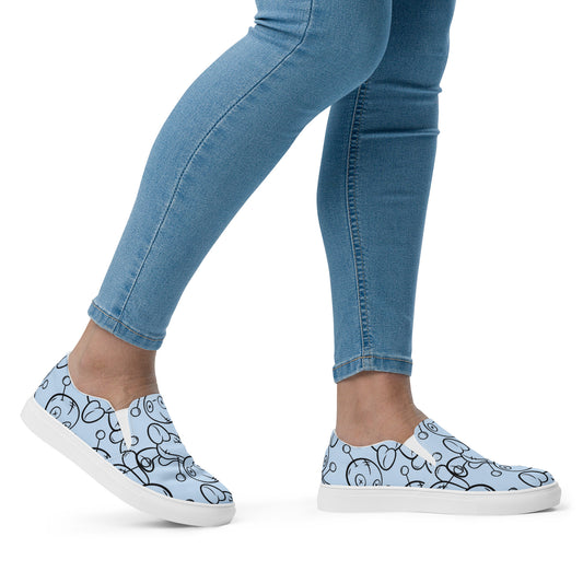 Lil Voodoo Doll Women’s Slip-on Canvas Shoes