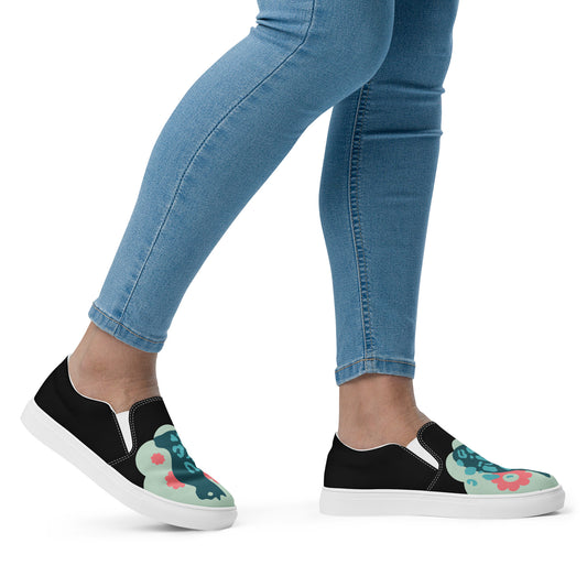 Cat's Meow Women’s Slip-on Canvas Shoes