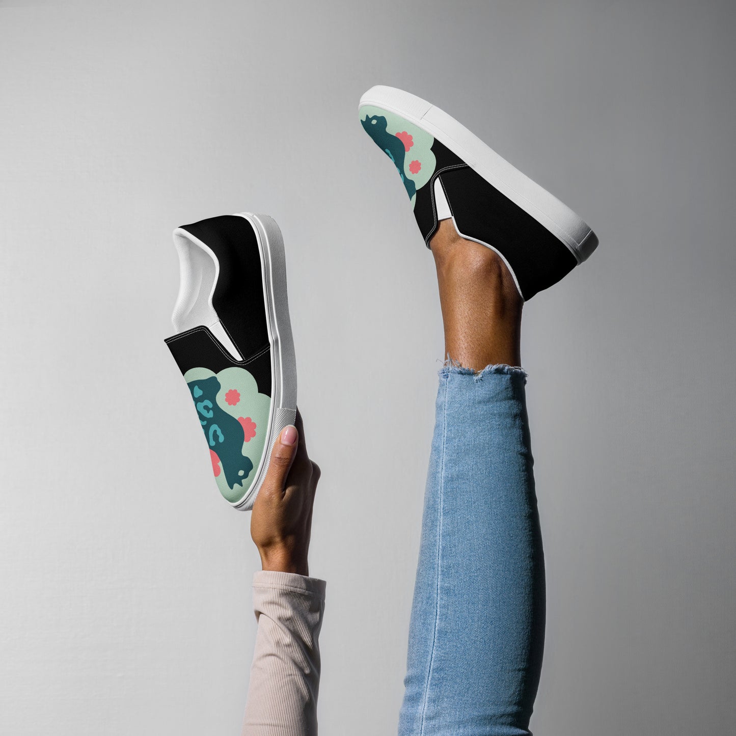 Cat's Meow Women’s Slip-on Canvas Shoes